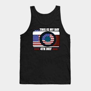 America Shirt 4th of July Patriotic T-shirt holiday Tank Top